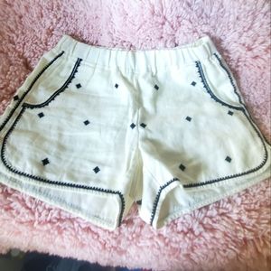 Madewell embroidered shorts